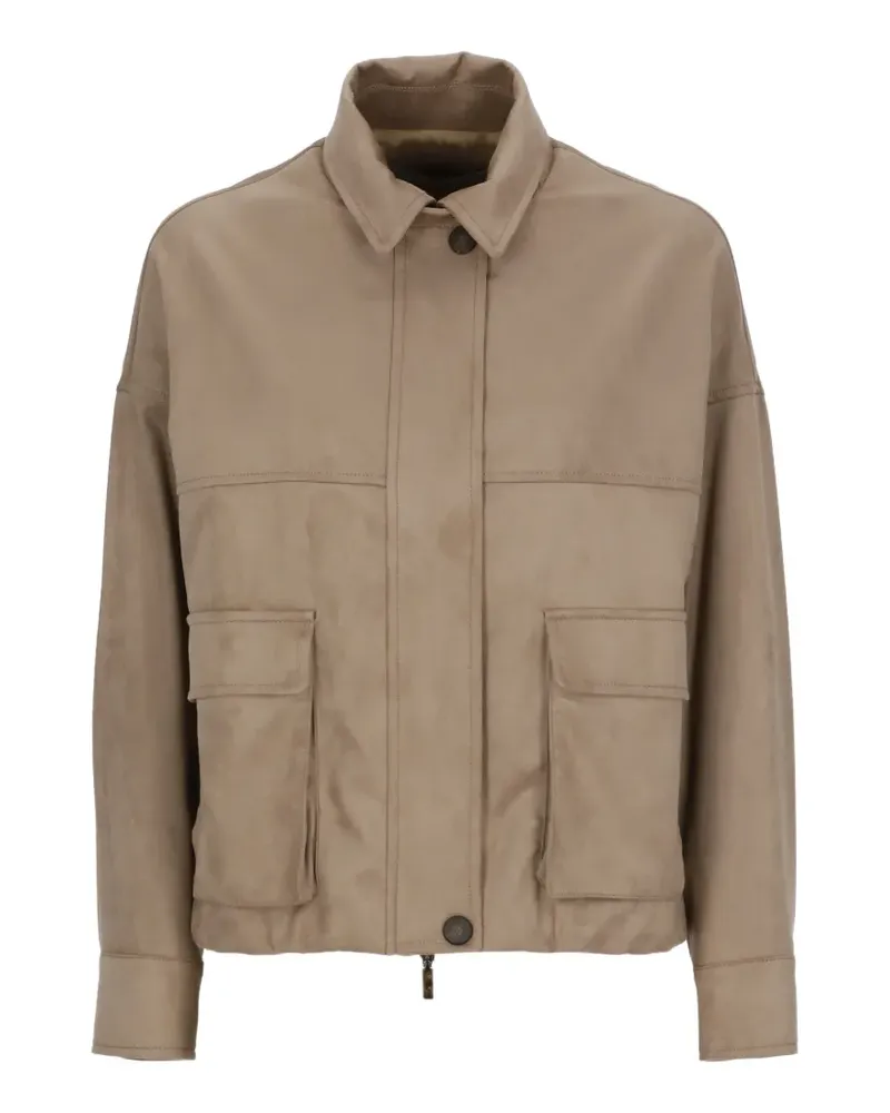 D.EXTERIOR button-fastening jacket - Nude Nude