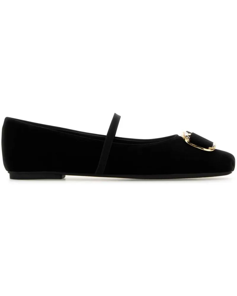 Ferragamo Zina Ballerinas - Schwarz Schwarz
