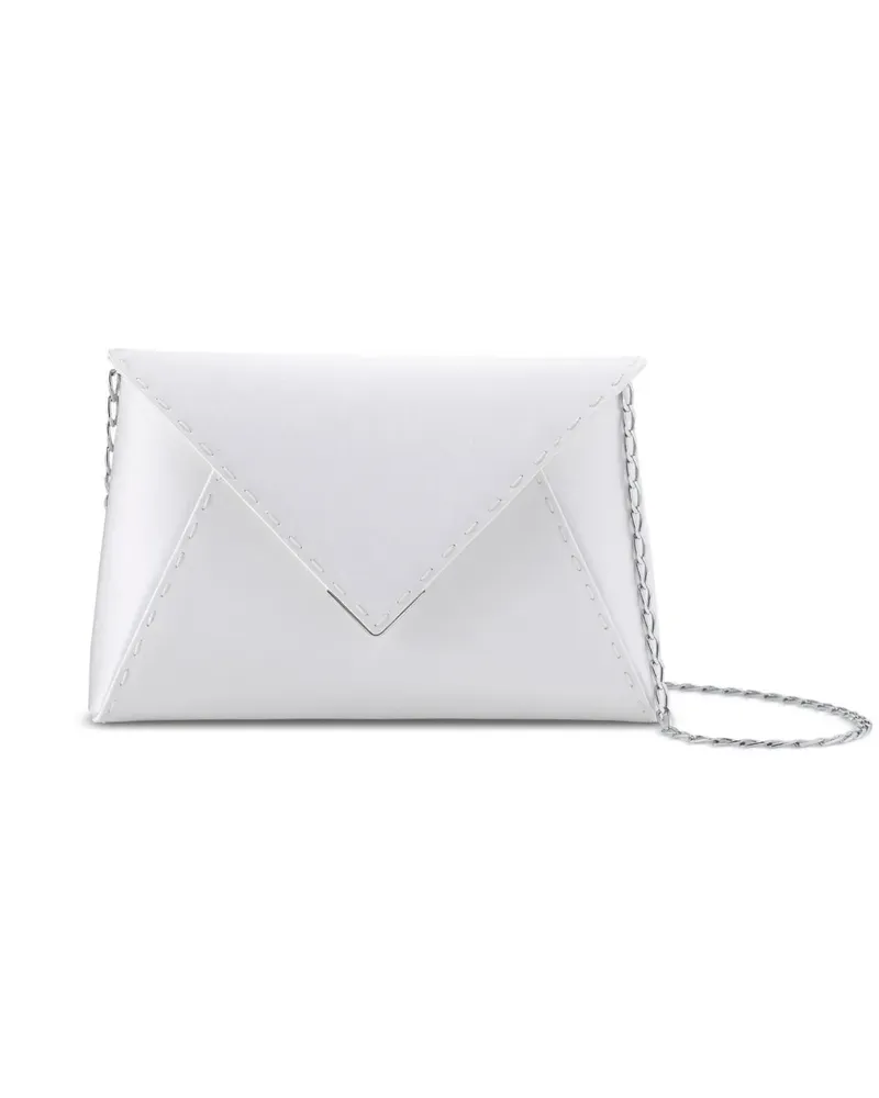 Tyler Ellis Kleine Lee Pouchette Clutch - Weiß Weiß