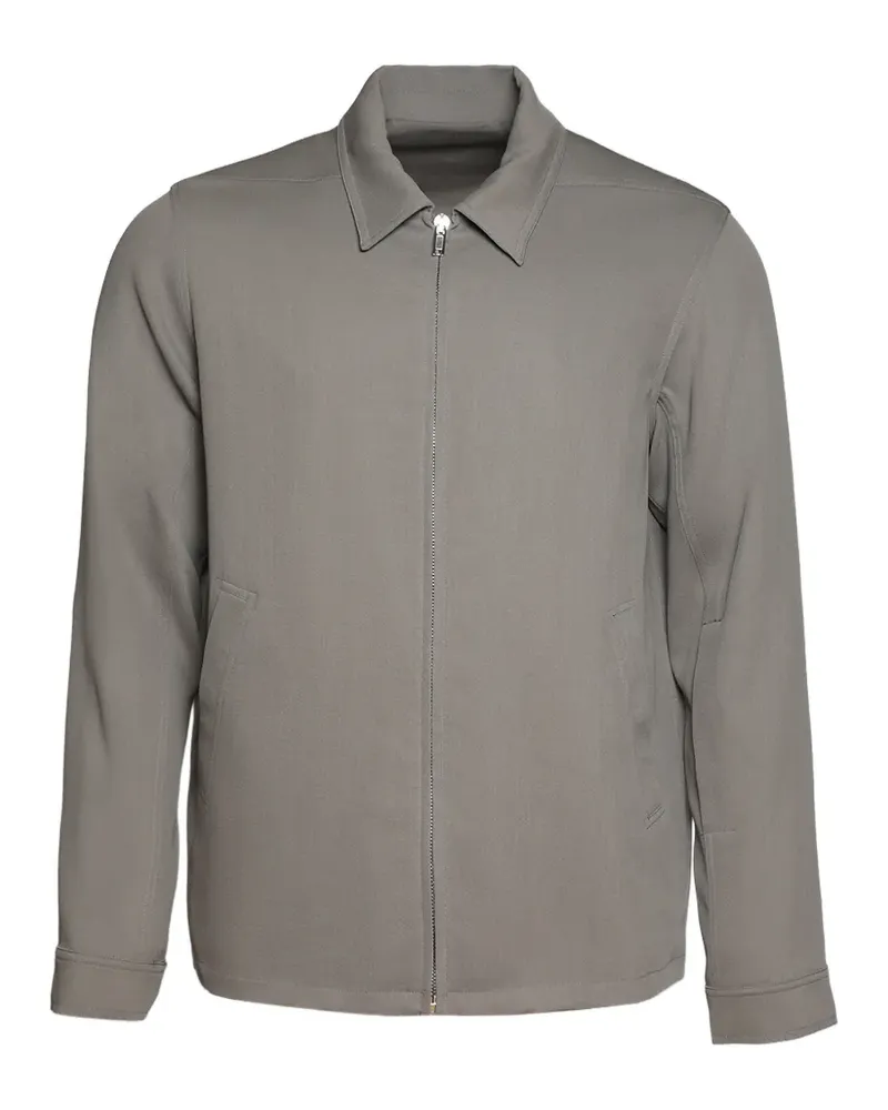 Rick Owens Hemdjacke mit Reißverschluss - Grau Grau
