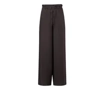 Dwindle Hose mit Paperbag-Taille - Braun