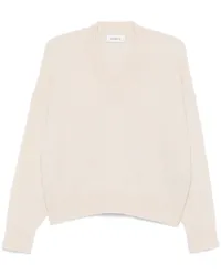 Laneus Gebürsteter Pullover Nude