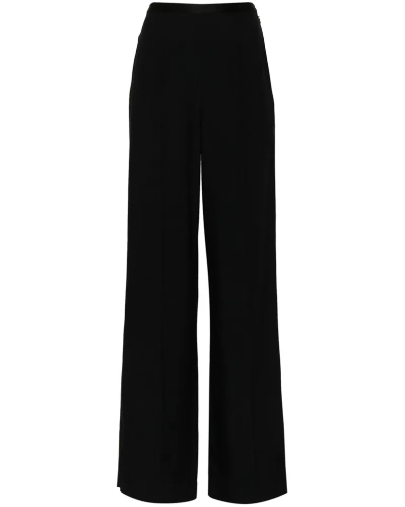 Taller Marmo Palazzohose mit hohem Bund - Schwarz Schwarz