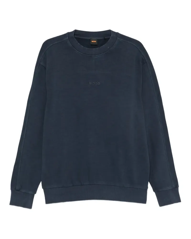HUGO BOSS Pullover mit rundem Ausschnitt - Blau Blau