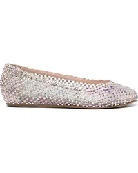 Le Silla Gilda Ballerinas mit Strass Nude