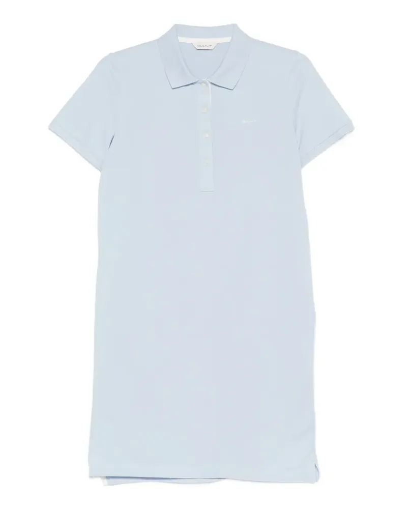 Gant polo-collar short-sleeve dress - Blau Blau