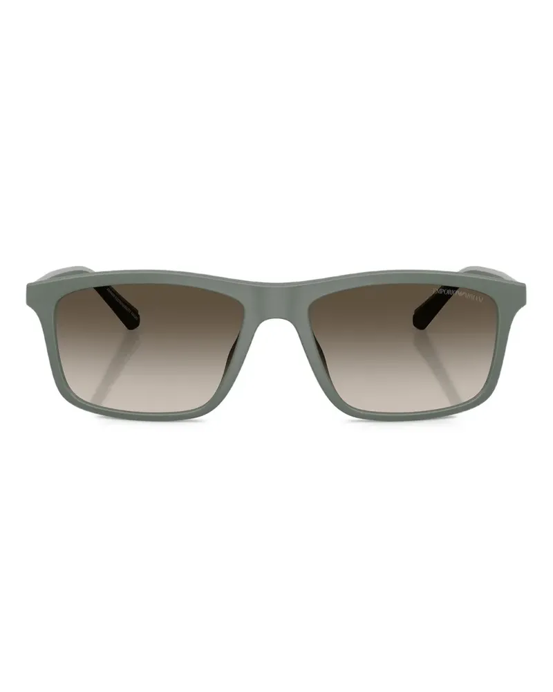 Emporio Armani Sonnenbrille mit mattem Finish - Grün Grün