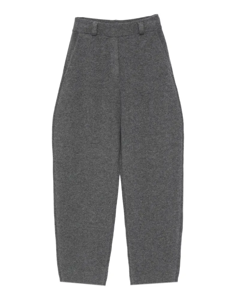 Lisa Yang Wrenda belt-loop knitted trousers - Grau Grau
