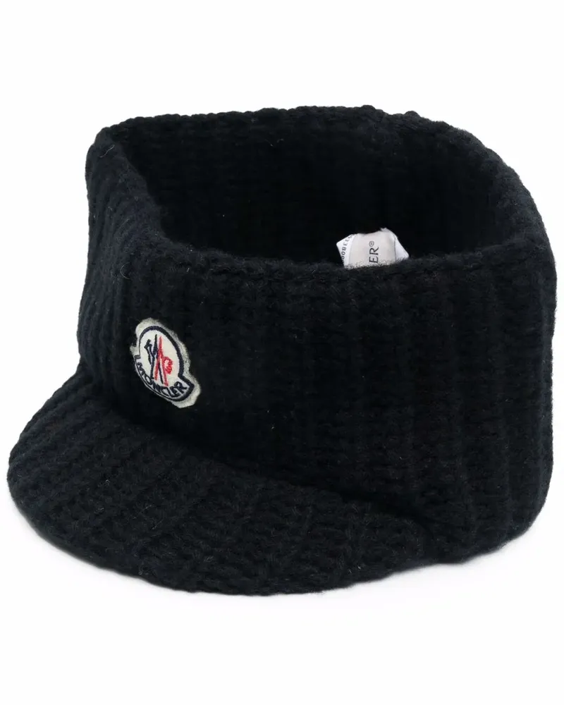 Moncler Gestricktes Stirnband - Schwarz Schwarz