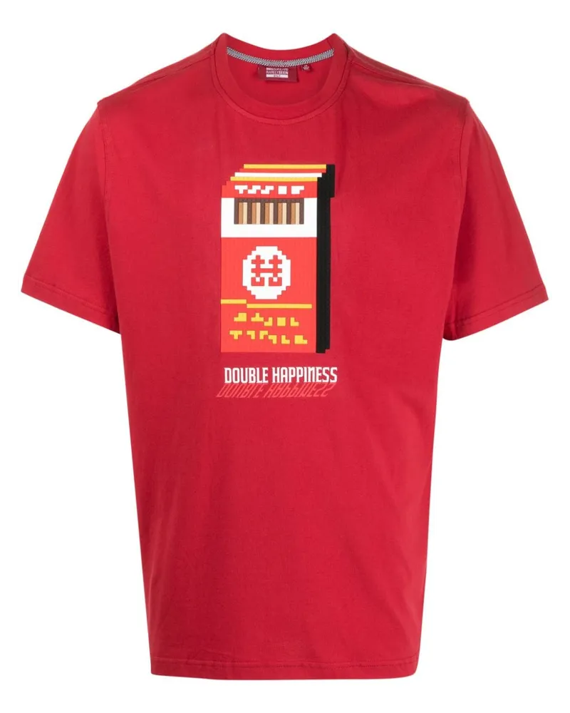 Mostly Heard Rarely Seen T-Shirt mit Pixel-Print - Rot Rot