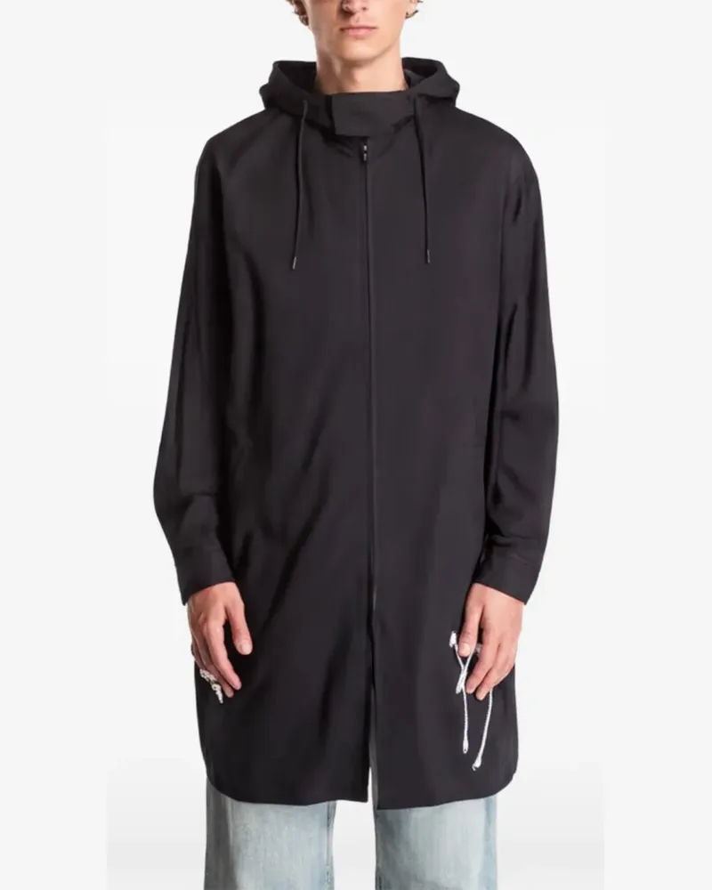 Y-3 Chito-graphic hooded shirt - Schwarz Schwarz