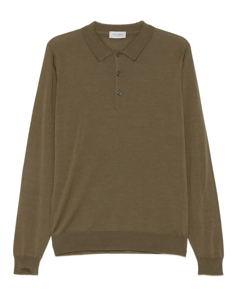 John Smedley Belper Poloshirt - Grün Grün