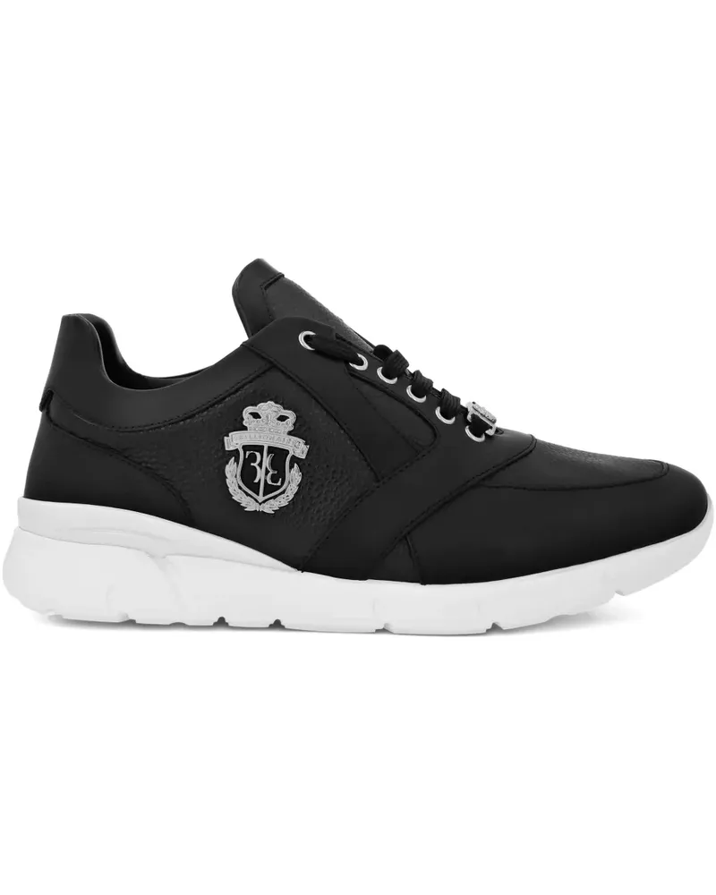 Billionaire crest runner sneakers - Schwarz Schwarz