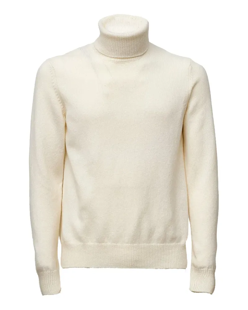 Zanone Klassischer Rollkragenpullover - Nude Nude