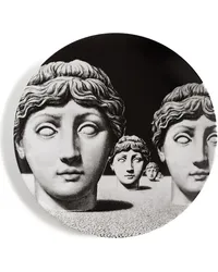 Fornasetti Tema e Variazioni n.205 Wandteller Weiß