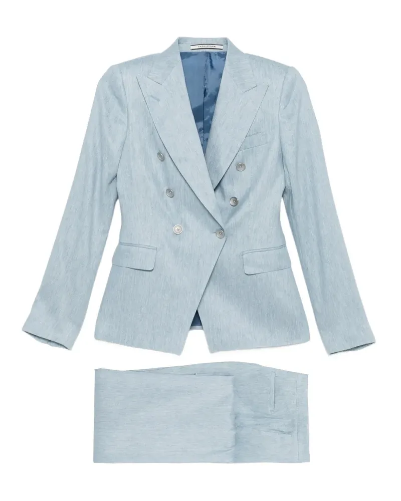 Tagliatore Doppelreihiger Anzug - Blau Blau