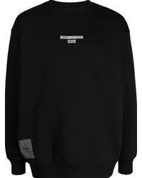 Izzue Pullover mit Logo-Print Schwarz