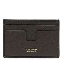 Tom Ford Kartenetui mit Logo-Print Braun