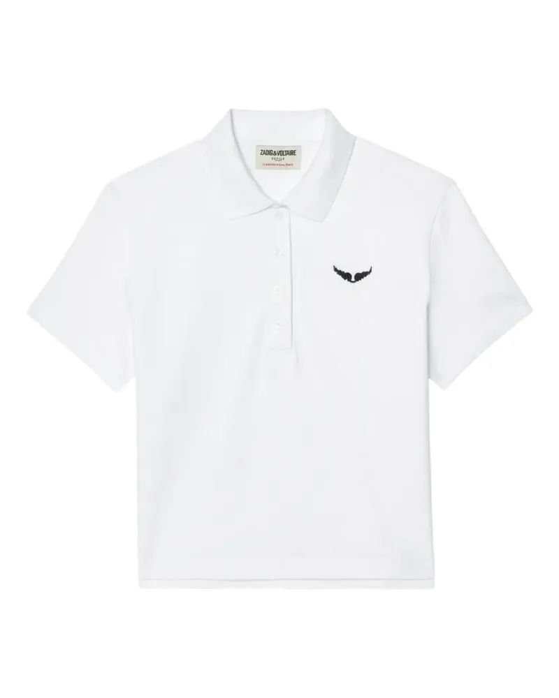 Zadig & Voltaire Mirta Poloshirt - Weiß Weiß
