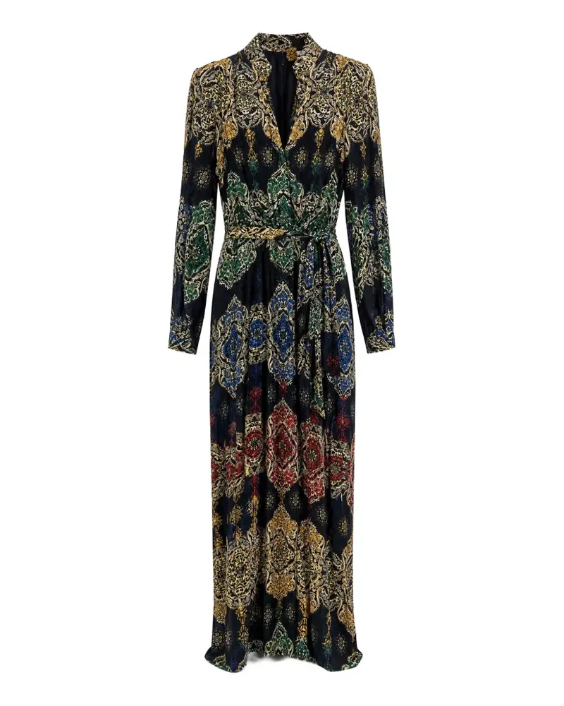 Alice + Olivia Valencia paisley-print belted maxi dress - Schwarz Schwarz