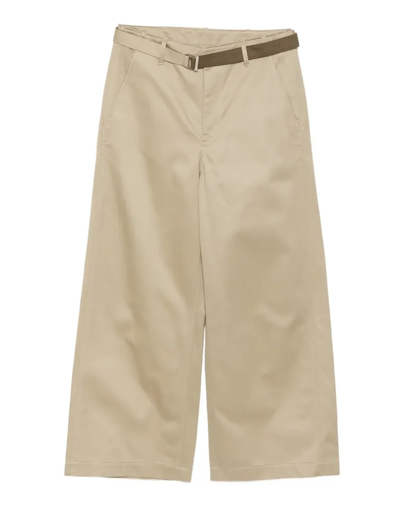 Sacai Weite Chinos - Nude Nude