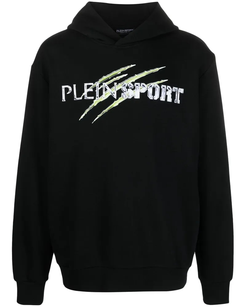 Philipp Plein Chrome Scratch Edition Hoodie - Schwarz Schwarz