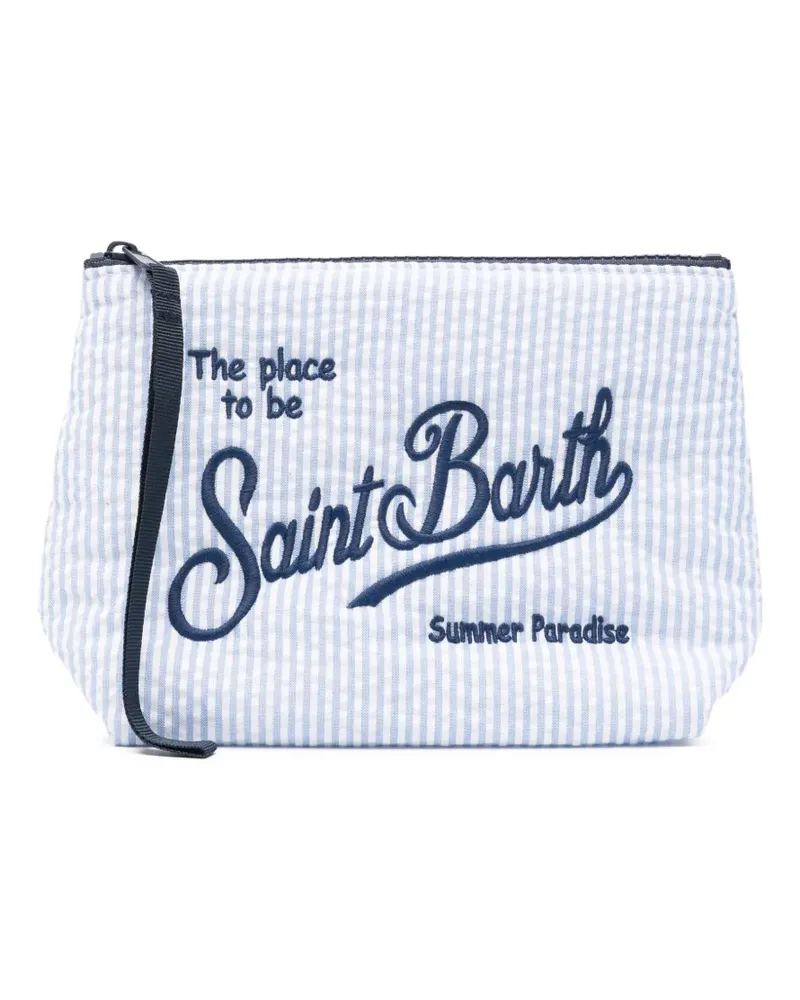 MC2 Saint Barth embroidered pouch - Blau Blau