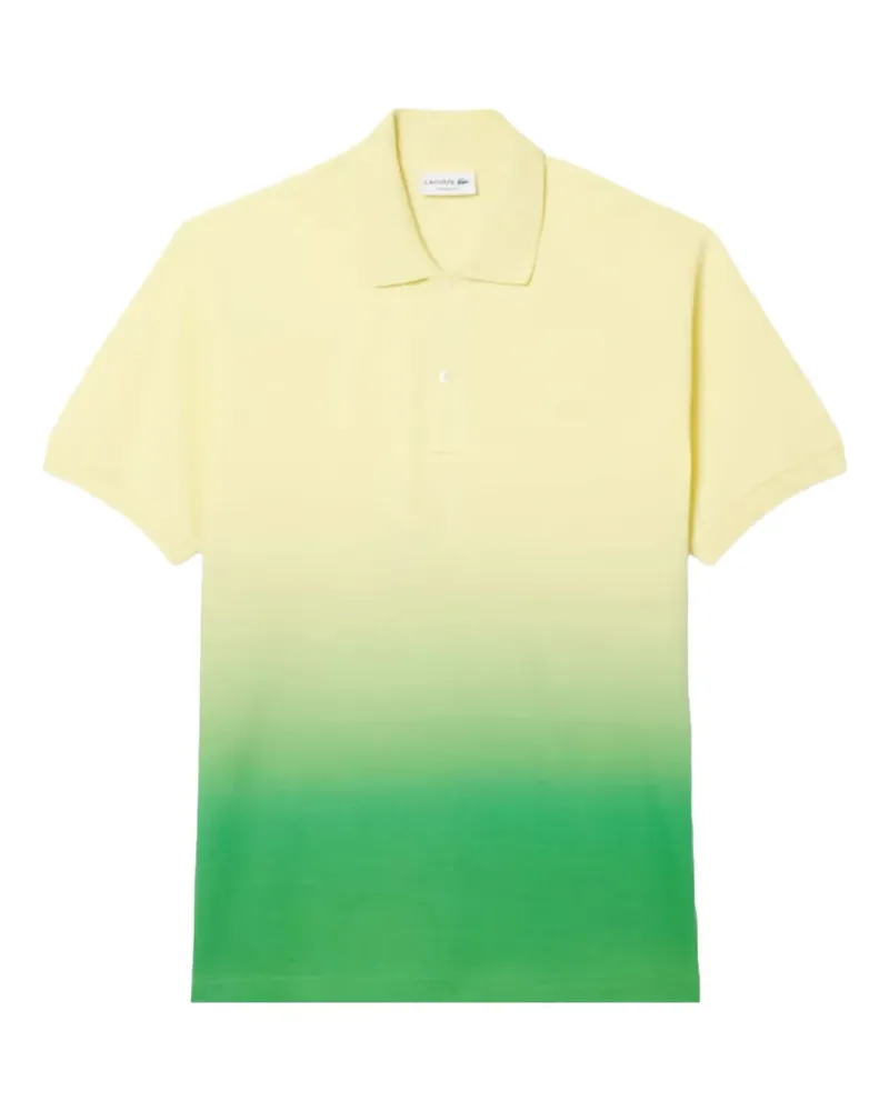 Lacoste Poloshirt mit Ombré-Effekt - Gelb Gelb
