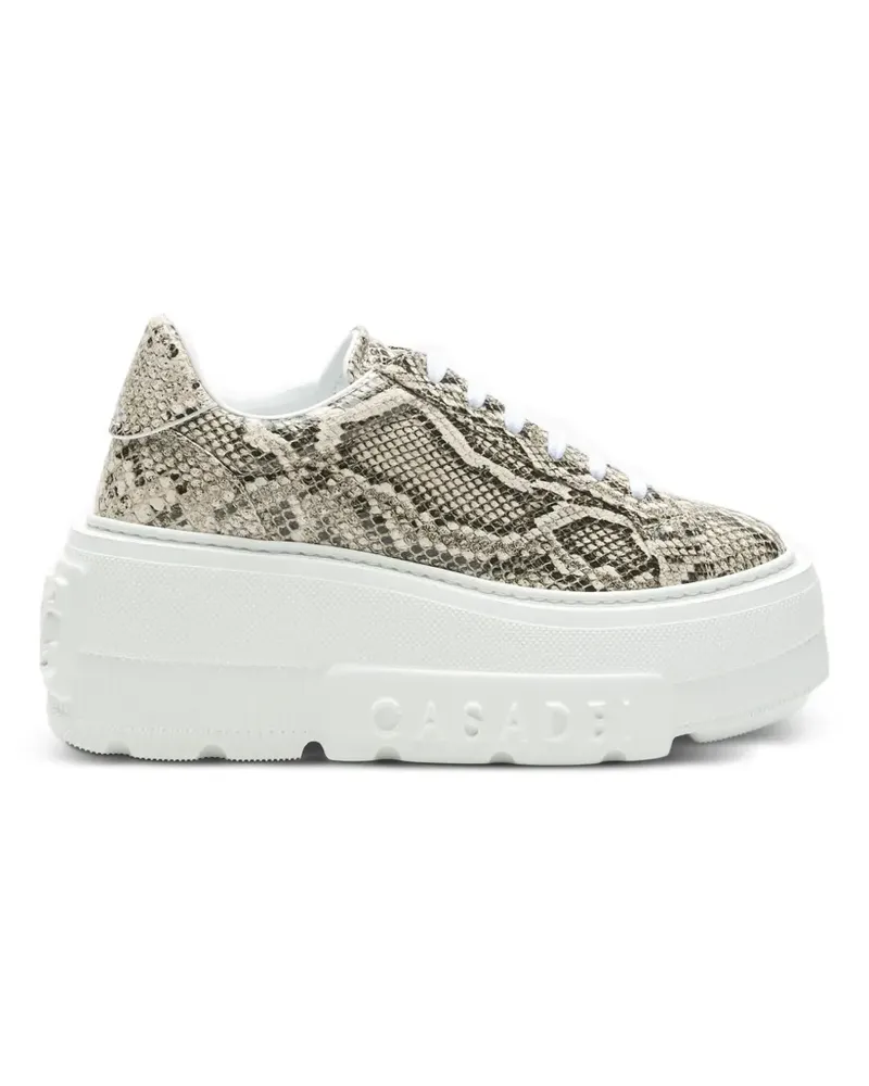 Casadei Nexus Basilisco Sneakers mit Python-Print - Grau Grau