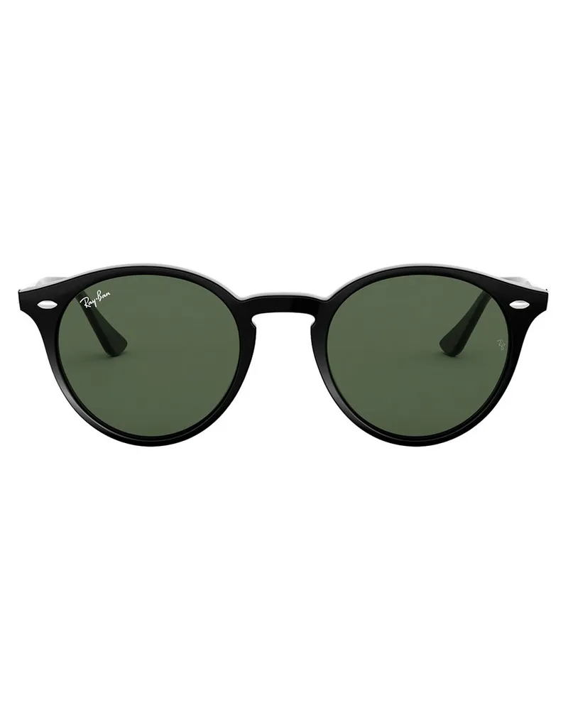 Ray Ban Runde RB2180 Sonnenbrille - Schwarz Schwarz