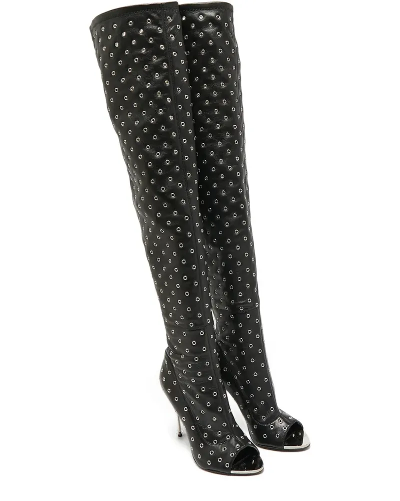 Tom Ford eyelet zip boots - Schwarz Schwarz