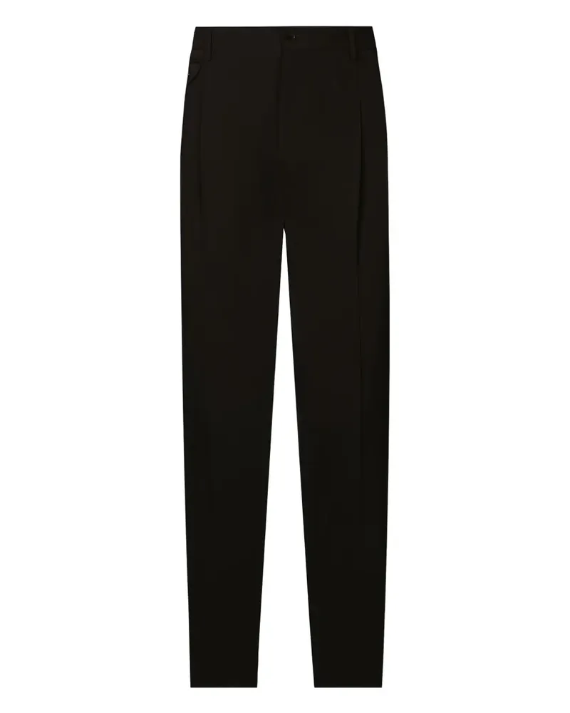 Dolce & Gabbana Hose mit Faltentaschen - Schwarz Schwarz