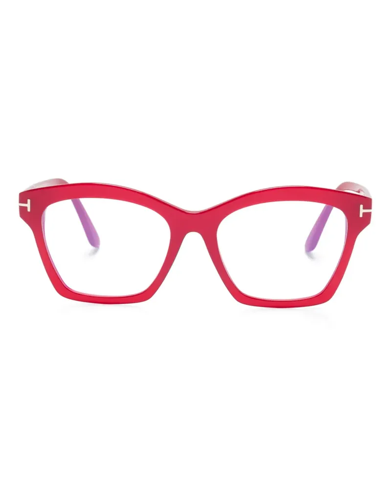 Tom Ford Brille im Butterfly-Design - Rot Rot
