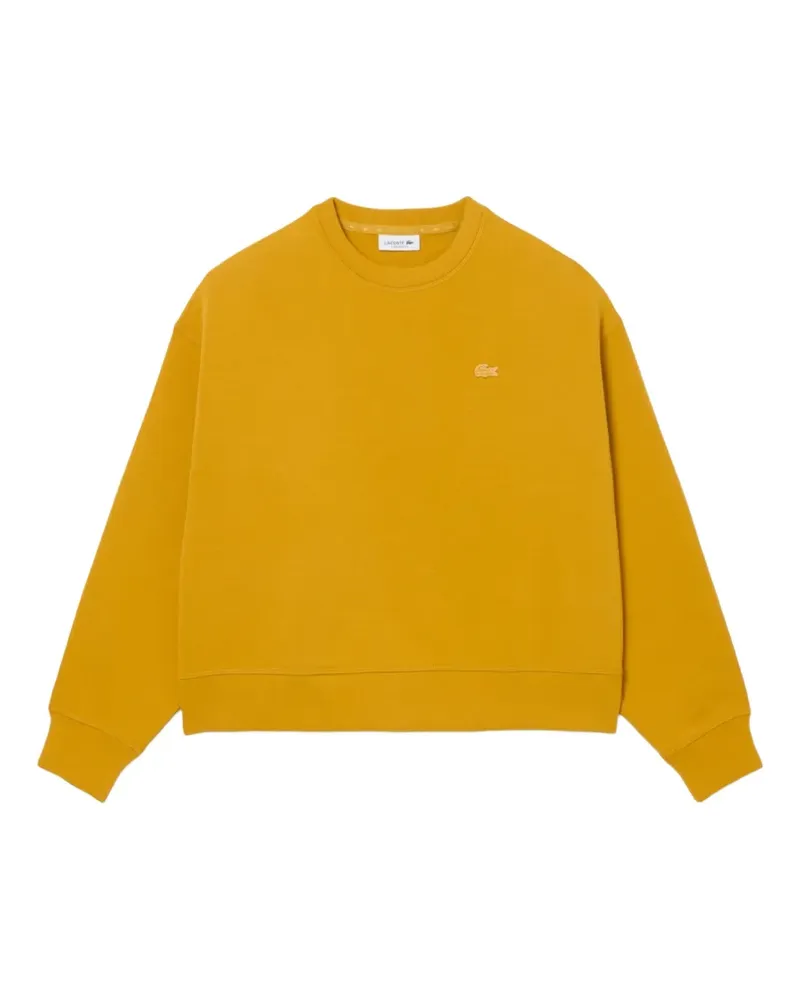 Lacoste Sweatshirt mit Logo-Patch - Gelb Gelb