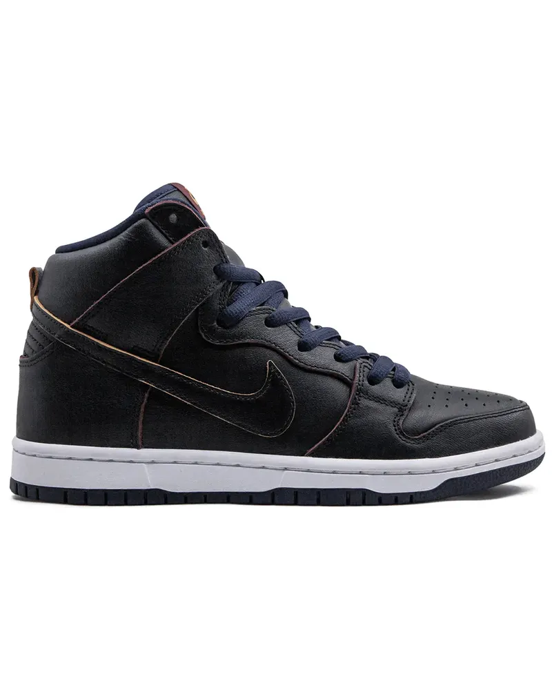 Nike SB Dunk High Pro NBA' Sneakers - Schwarz Schwarz