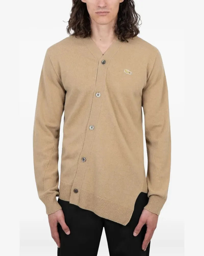 Comme des Garçons buttoned ribbed shirt - Nude Nude