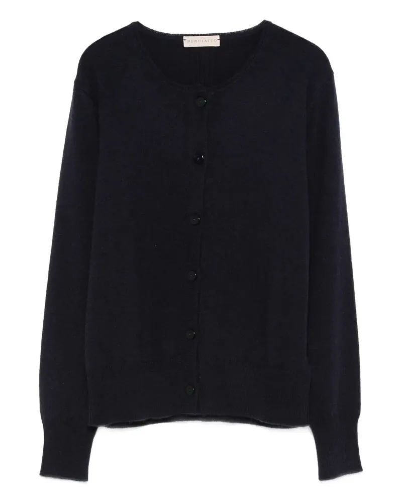 Purotatto Geknöpfter Cardigan - Blau Blau