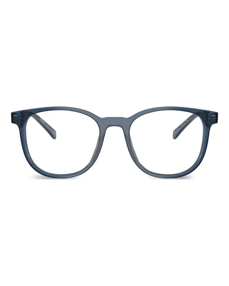 Prada round frame glasses - Blau Blau