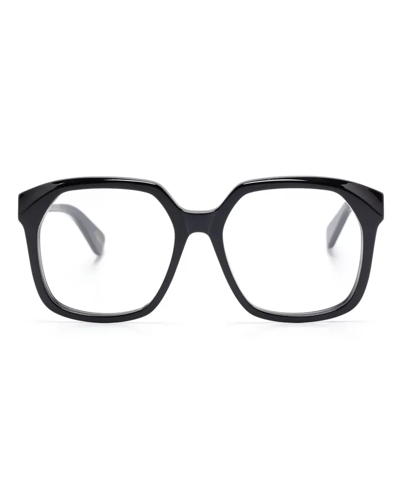 Chloé Brille mit eckigem Gestell - Schwarz Schwarz