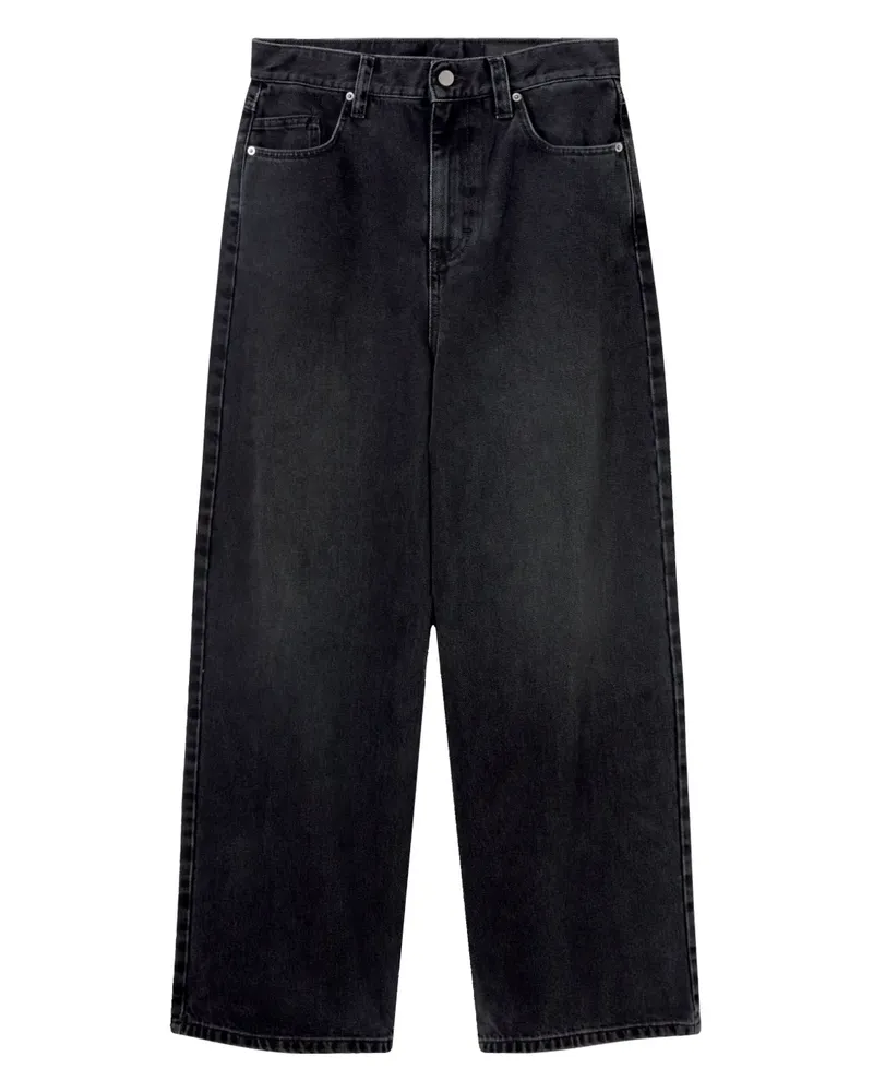 Axel Arigato Clara Jeans mit weitem Bein - Schwarz Schwarz