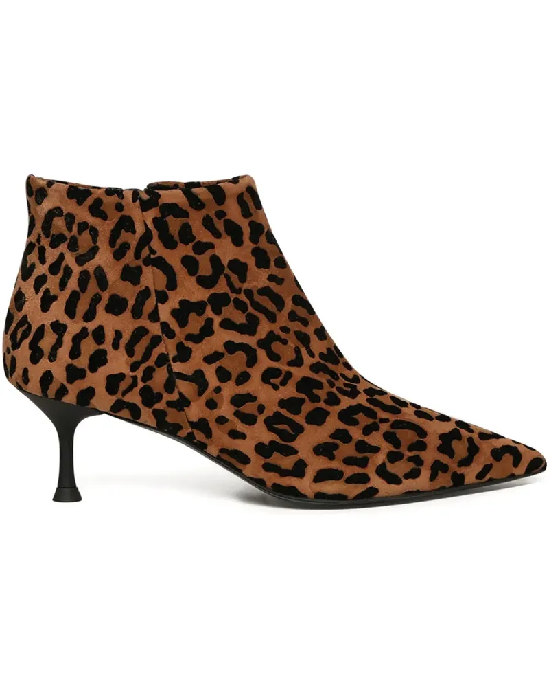 Giuliano Galiano Stiefel mit Animal-Print - Braun Braun