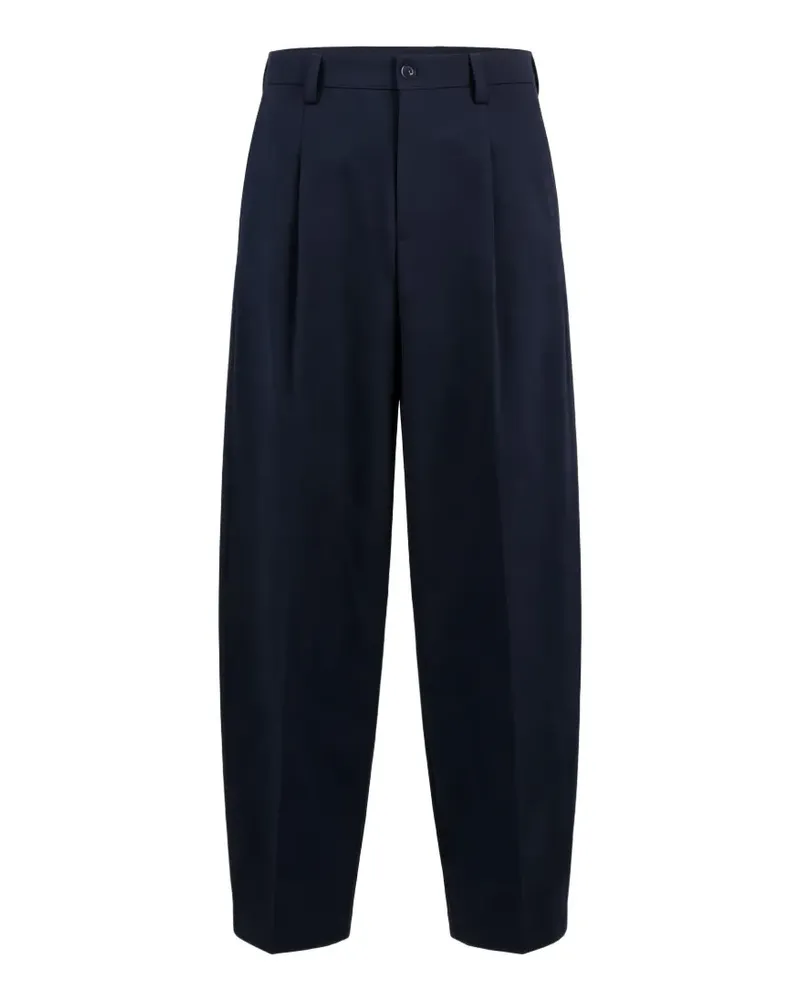 OFFICINA 36 pleated tapered trousers - Blau Blau