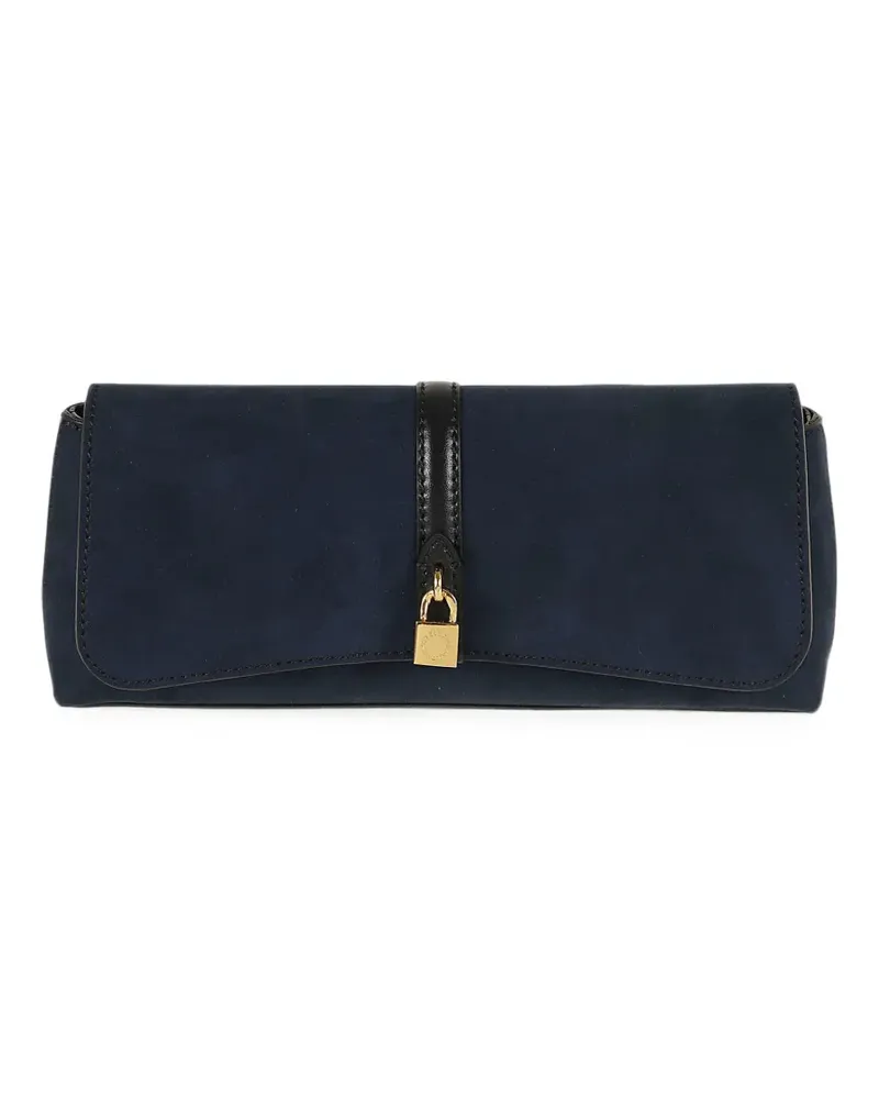 Stella McCartney Ryder suede-effect shoulder bag - Blau Blau