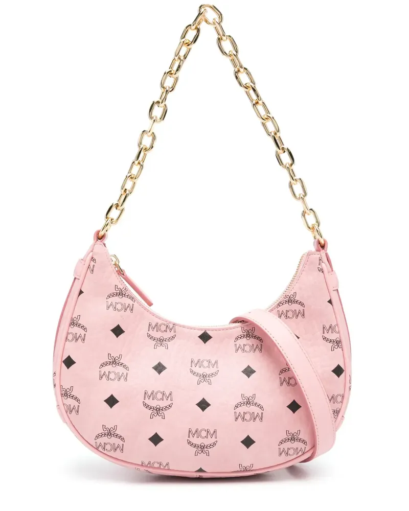 MCM Handtasche mit Print - Rosa Rosa