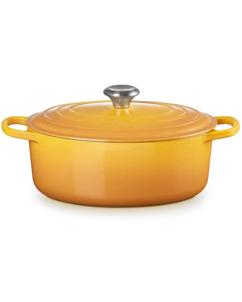 Le Creuset Ovale Cocotte Pfanne - Gelb Gelb