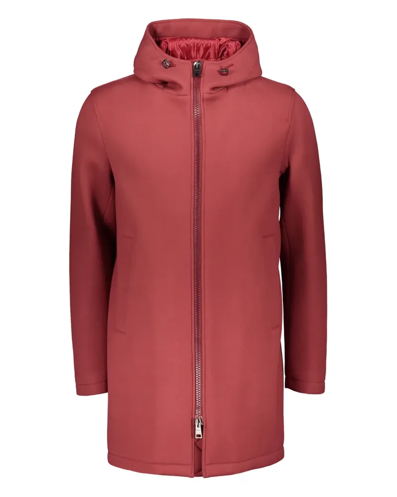 Herno Kapuzenparka mit Reißverschluss - Rot Rot