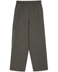 Yves Salomon Cargohose mit Kordelzug Grau