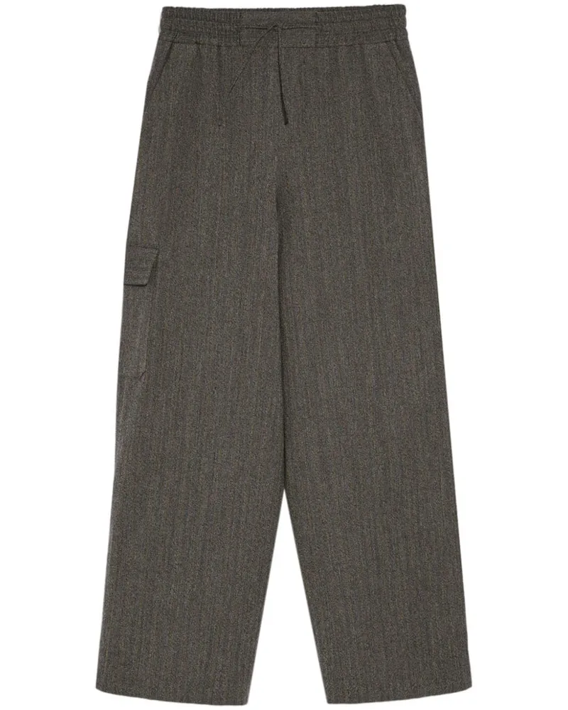 Yves Salomon Cargohose mit Kordelzug - Grau Grau
