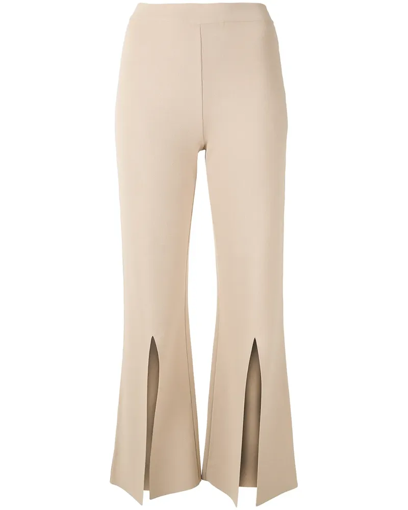 Stella McCartney Hose mit Schlitzen - Nude Nude