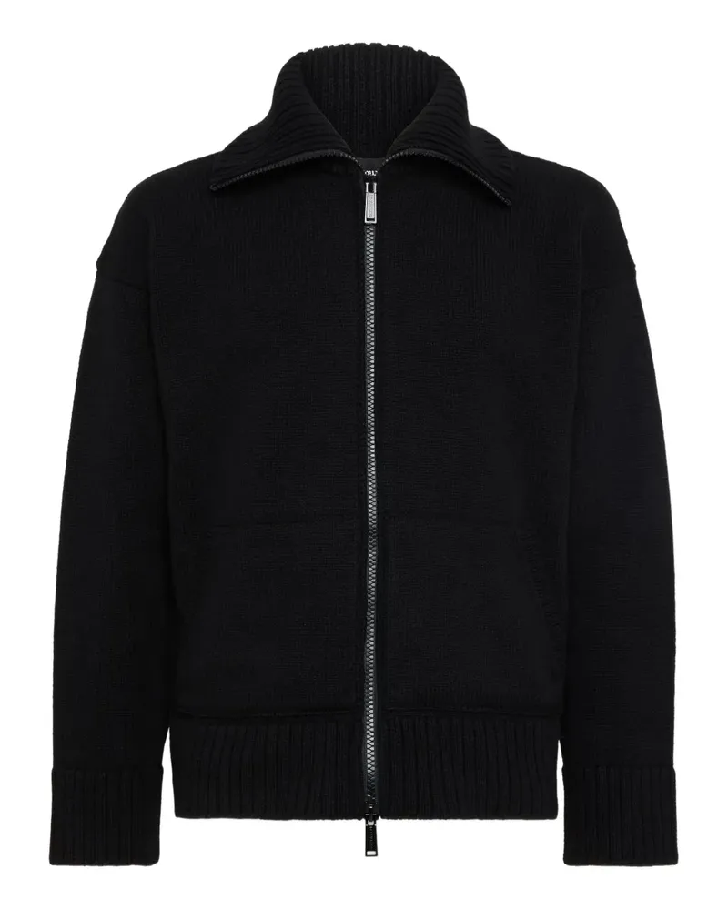 Dsquared2 Cardigan mit Reißverschluss - Schwarz Schwarz